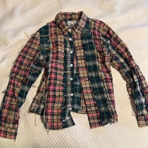 Basket case scarecrow flannel